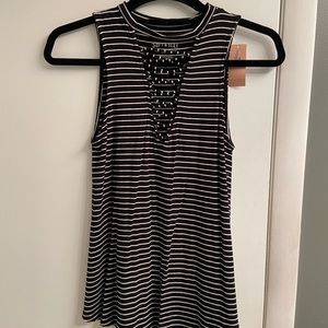 American Eagle soft and sexy lace up tank